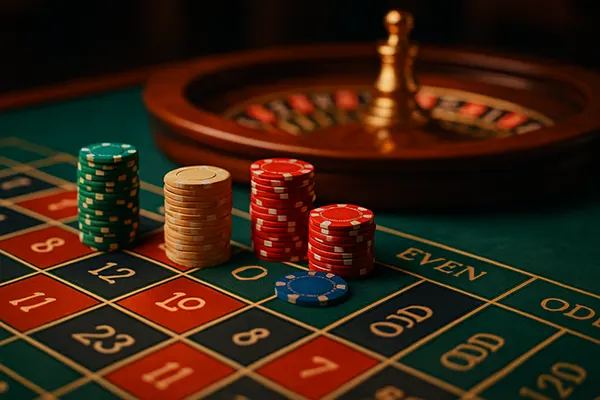 Roulette bets layout