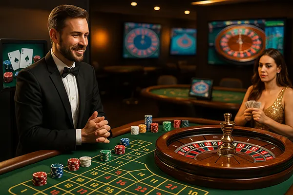 modern blackjack setup