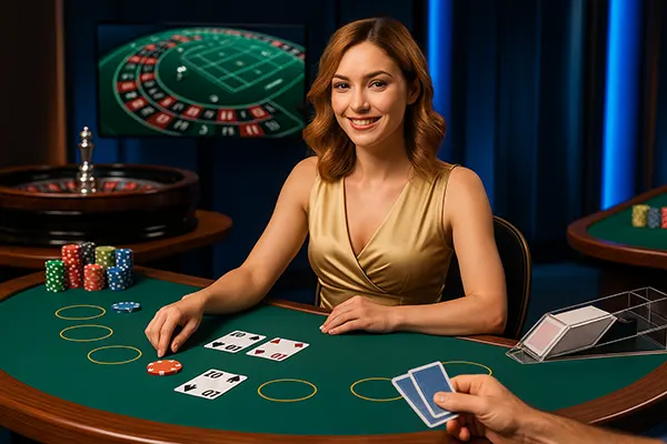 modern blackjack setup
