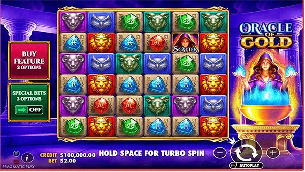 Cascading reels feature